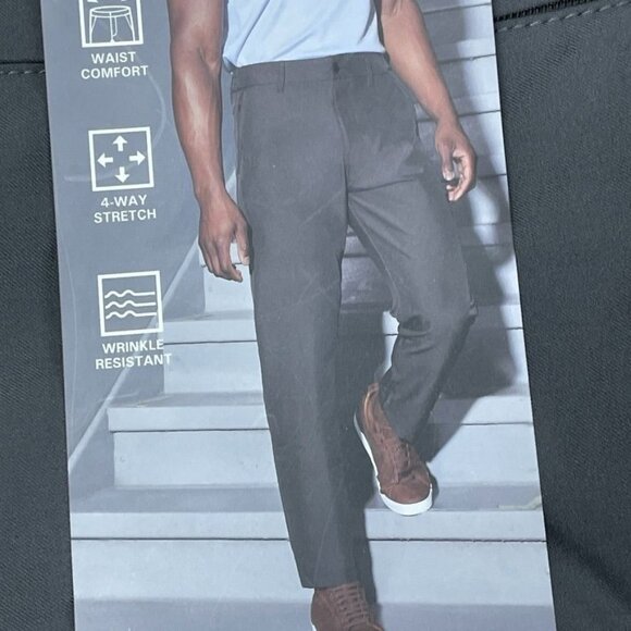 Marc New York Andrew Marc Slim-Fit Commuter Pants Four-Way Stretch 34x30 a0634 - Picture 1 of 6